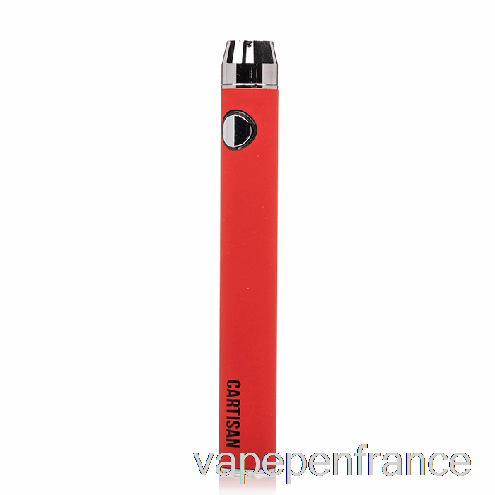 Cartisan Bouton VV 900 Double Charge 510 Batterie [micro] Stylo Vape Rouge